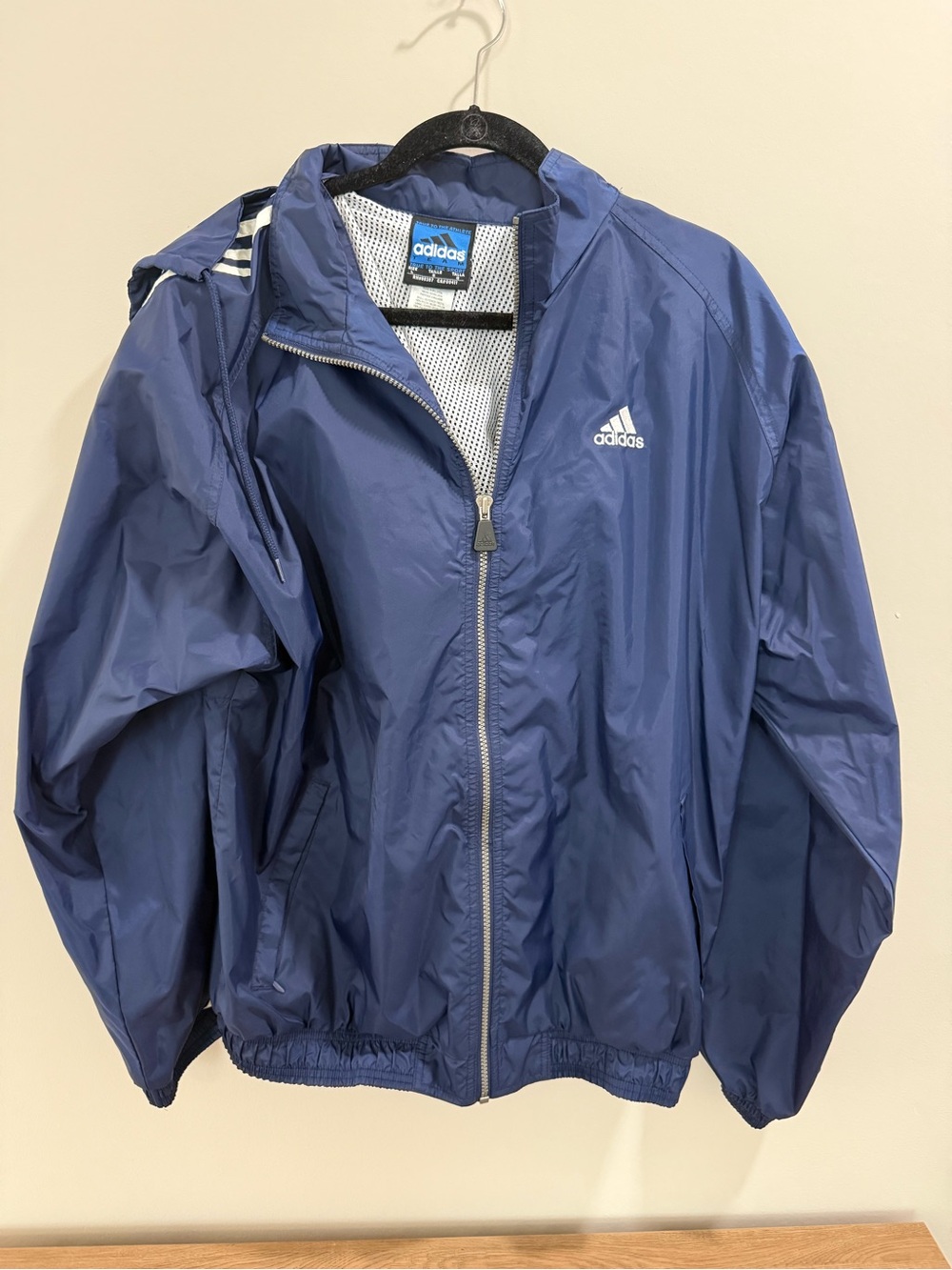adidas Navy Blue Men's Windbreaker Jacket